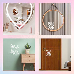 Waterproof Reflective Plastic Mirror Stickers&nbsp;DIY-WH0668-006