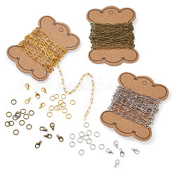 DIY Paperclip Style Jewelry Kits&nbsp;DIY-CD0001-07
