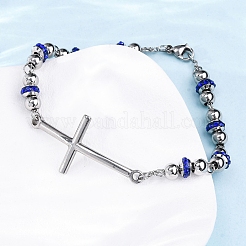 201 Stainless Steel Link Chain Bracelets&nbsp;BJEW-A032-01P-02