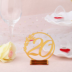Acrylic Table Plate Display Decoration&nbsp;DJEW-WH0001-35B