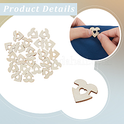1 Set 1-Hole Wood Buttons&nbsp;BUTT-CY0001-16A