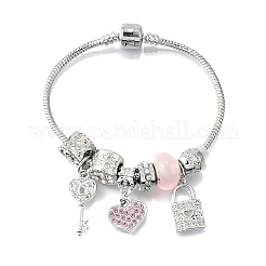 Alloy European Beads Charm Bracelets&nbsp;BJEW-F495-05P
