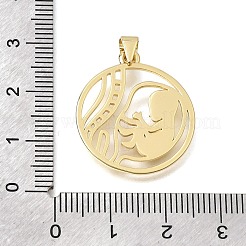 Brass Pendants&nbsp;KK-CBAF3A5-06G