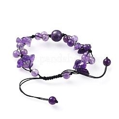 Adjustable Nylon Cord Braided Bead Bracelets&nbsp;BJEW-JB04602-01