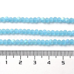 Imitation Jade Glass Beads Strands&nbsp;EGLA-YW0003-19B-07