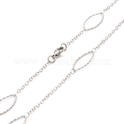 Non-Tarnish 304 Stainless Steel Necklaces&nbsp;STAS-D084-29P
