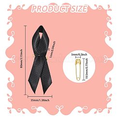 100Pcs Awareness Ribbon Nylon Lapel Pin Backs for Backpack Clothes&nbsp;JEWB-GL0001-03A