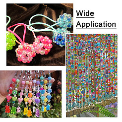 560Pcs 7 Colors Transparent Acrylic Beads&nbsp;MACR-CW0001-10