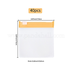 EVA 40Pcs Plastic Zip-lock Bags&nbsp;ABAG-SP0001-18A-02