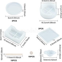 Cup Mat Silicone Molds Sets&nbsp;DIY-FH0002-21