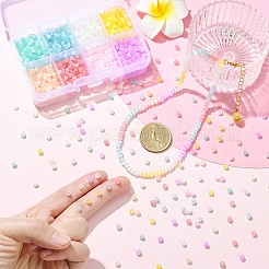 2272Pcs 8 Colors Drawbench Style Glass Seed Beads&nbsp;SEED-YW0003-21