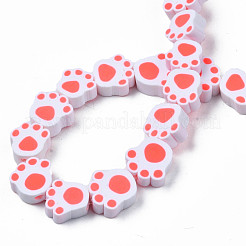 Handmade Polymer Clay Bead Strands&nbsp;CLAY-N011-008-01H