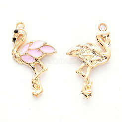 Alloy Enamel Pendants&nbsp;X-ENAM-R059-04D-RS