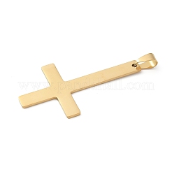 201 Stainless Steel Saint Peter's Cross Big Pendants&nbsp;STAS-S157-19G