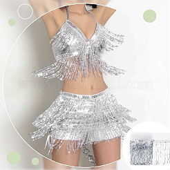 Polyester Fringe Lace Trim&nbsp;DIY-WH0671-008C