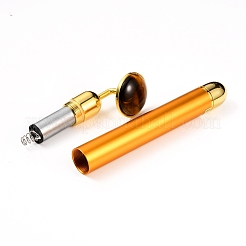 Natural Tiger Eye Electric Massage Sticks (No Battery)&nbsp;G-E515-13P