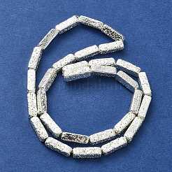 Electroplated Natural Lava Rock Beads Strands&nbsp;G-I360-K03-04