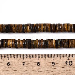 Natural Tiger Eye Beads Strands&nbsp;G-T142-6mm-06