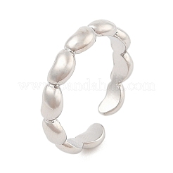 Brass Open Cuff Rings for Women&nbsp;LS-RJEW-U032-04G