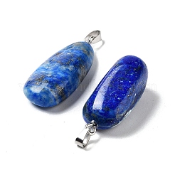 Natural Lapis Lazuli Pendants&nbsp;G-P525-01P-02