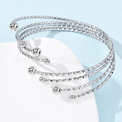 304 Stainless Steel Cuff Bangles for Women&nbsp;BJEW-B150-03P