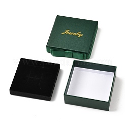 Square & Word Jewelry Cardboard Jewelry Boxes&nbsp;CBOX-C015-01C-02