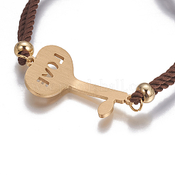 Adjustable Nylon Cord Bolo Bracelets&nbsp;BJEW-F374-B