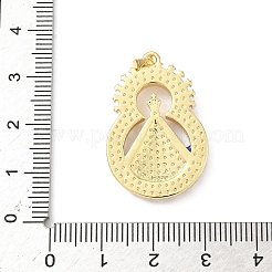 Brass Enamel Pendants&nbsp;KK-B141-32G