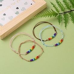 Adjustable Polyester Cord Bracelets&nbsp;BJEW-JB05752