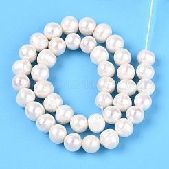 Natural Cultured Freshwater Pearl Beads Strands&nbsp;PEAR-N013-10G