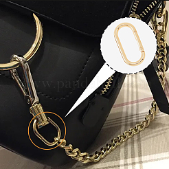 12Pcs 3 Colors Zinc Alloy Spring Gate Rings&nbsp;FIND-HS0001-39