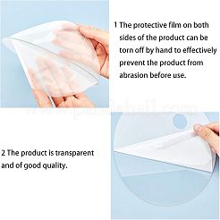Transparent Acrylic Paint Palette&nbsp;AJEW-BK0001-004