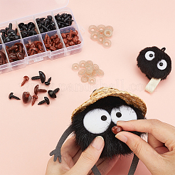 Resin Doll Nose with Washers&nbsp;DIY-WH0209-06A