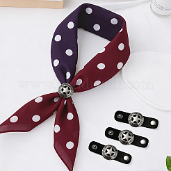 12Pcs PU Leather with Brass Scarf Buckle&nbsp;AJEW-CL0005-04