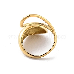 Ion Plating(IP) 304 Stainless Steel Cuff Rings&nbsp;RJEW-P101-02G