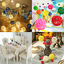 Wicker Rattan Balls&nbsp;AJEW-GF0001-10