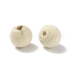 (Defective Closeout Sale: Spotted) Unfinished Natural Wood Beads&nbsp;LS-WOOD-XCP0001-57
