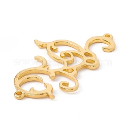 Antique Style Auspicious Clouds Alloy Connector Charms&nbsp;FIND-G016-03G