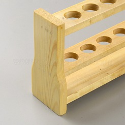 Wood Test Tube Display Stands&nbsp;AJEW-WH0016-52B