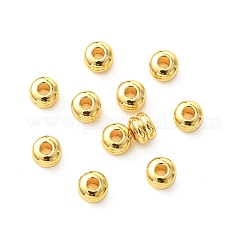SHEGRACE Flat Round Brass Beads&nbsp;XGRPCU423-294G