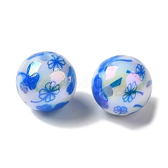 Printed Acrylic Beads&nbsp;OACR-H123-07