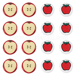 20Pcs 2 Styles Christmas Theme Handmade Porcelain Beads&nbsp;PORC-TA0001-54