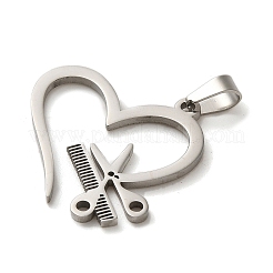 Non-Tarnish 304 Stainless Steel Pendants&nbsp;STAS-O005-04P