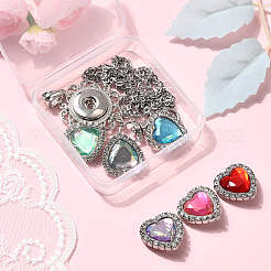 DIY Heart Necklace Making Sets&nbsp;DIY-SC0031-60
