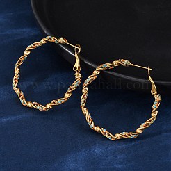 304 Stainless Steel Hoop Earrings&nbsp;EJEW-S250-03G