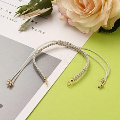Adjustable Braided Polyester Cord Bracelet Making&nbsp;AJEW-JB00760-01