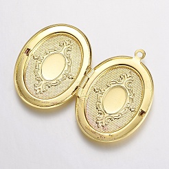 Brass Locket Pendants&nbsp;LS-KK-N0116-054G