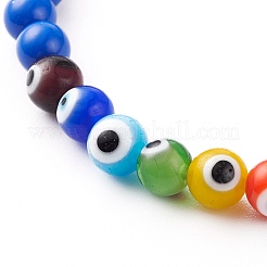 Opaque Acrylic Stretch Bracelets&nbsp;BJEW-JB06308