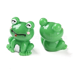 Cartoon Cute Resin 3D Frog Figurines&nbsp;RESI-Z024-01E