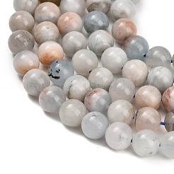 Natural Aquamarine Beads Strands&nbsp;GG-CBA1CAF-A02-8mm